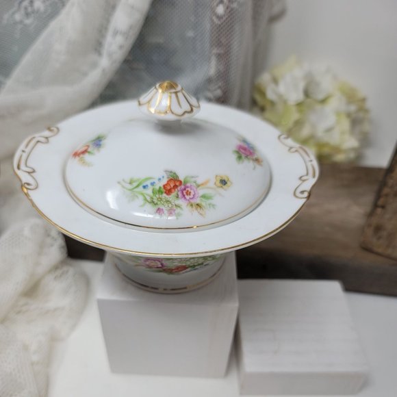 Monarch China Sunny Vale Lidded Sugar Bowl Occupied Japan Vintage - Picture 6 of 8